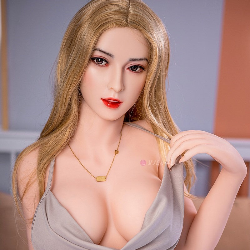 Vaaleanpunainen seksinukke (YJL Doll 163 cm f-cup #845 silikoni)