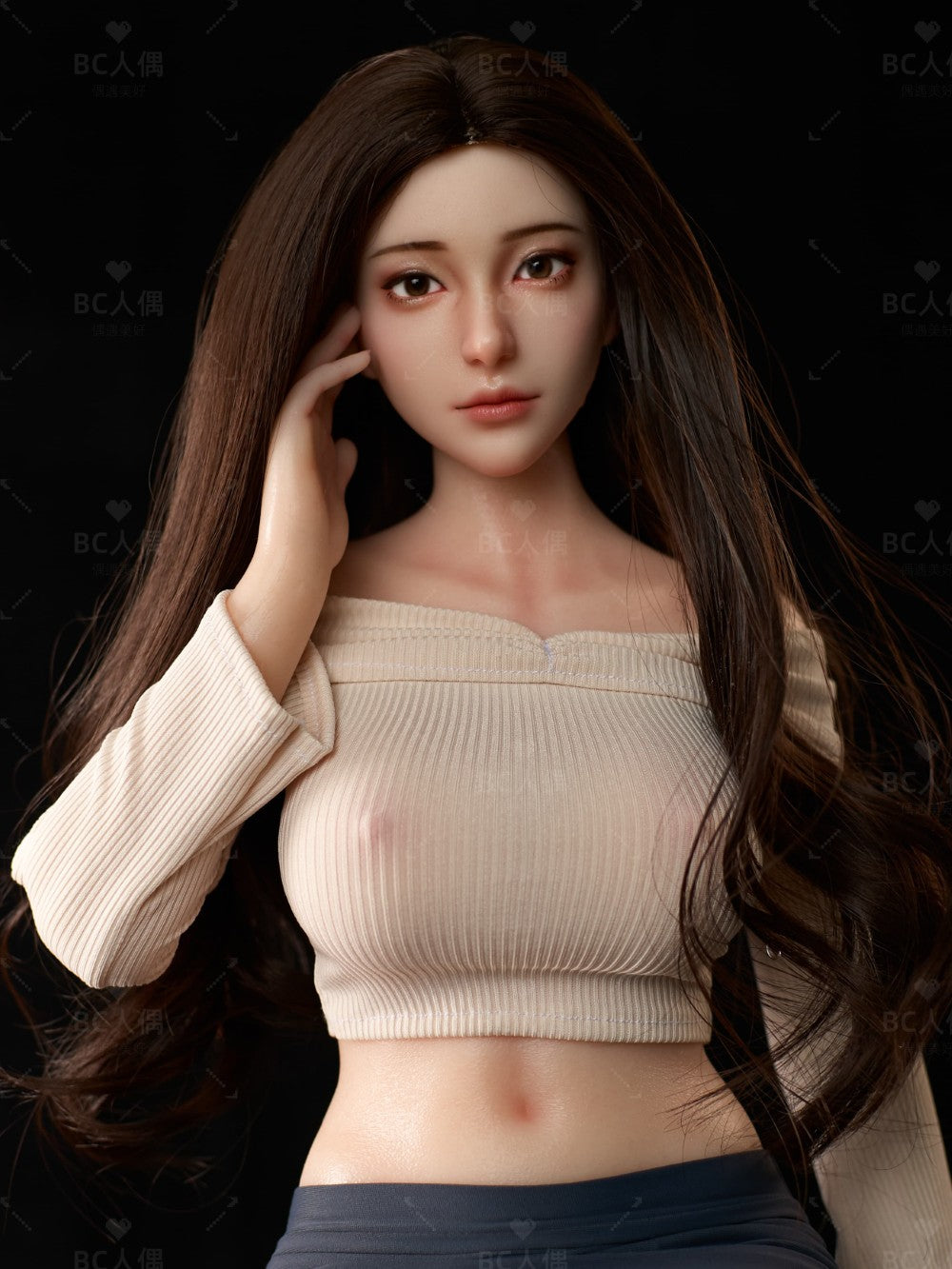 Qing seksinukke (BC-Doll 76cm E-cup G02A silikoni)