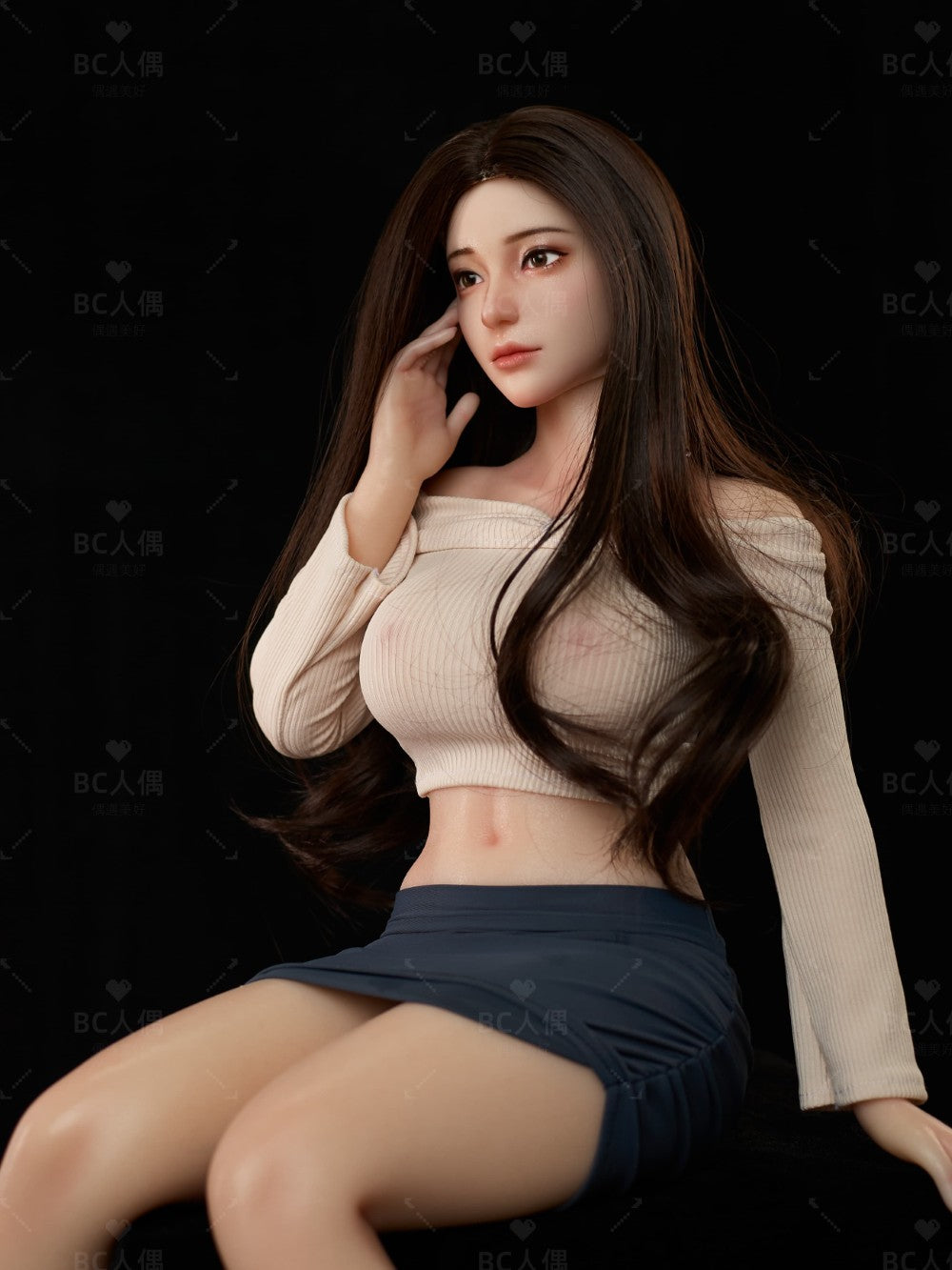 Qing seksinukke (BC-Doll 76cm E-cup G02A silikoni)