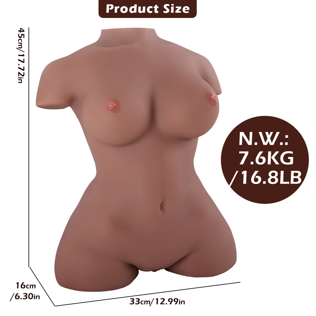 Torso kurvig (EL-Doll 45cm C-kupa TPE) EXPRESS