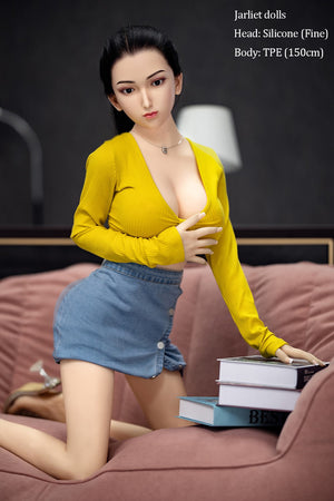 Fine sex doll (Jarli 150cm D-cup TPE+silicone)