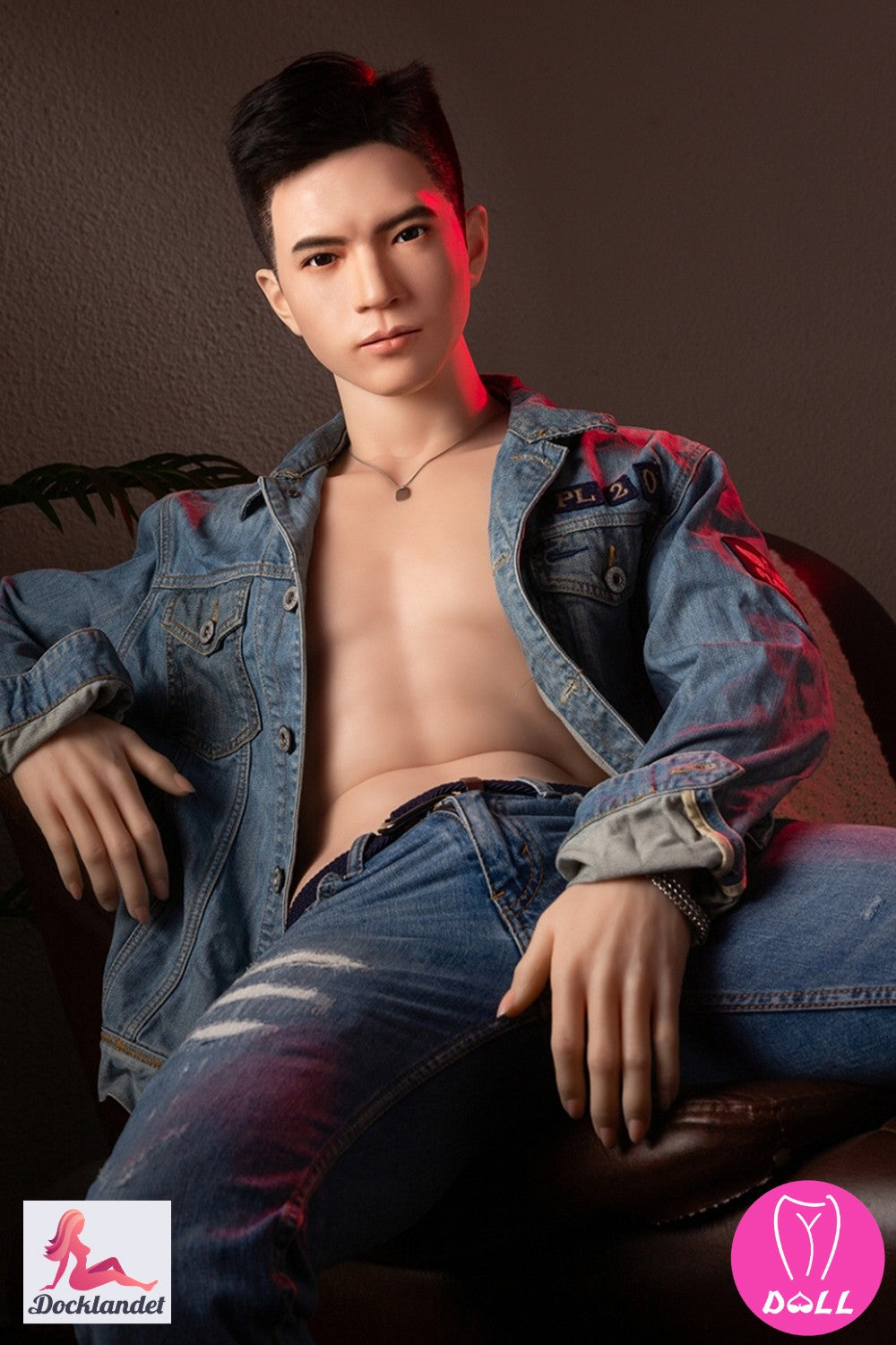 Edward -uros seksinukke (YJL Doll 177cm MD018 silikoni)