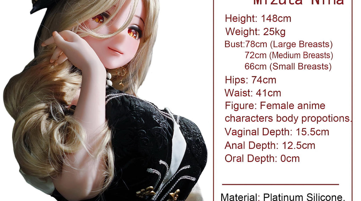 Mizuta Nina seksinukke (Elsa Babe 148cm AHR019 silikoni)