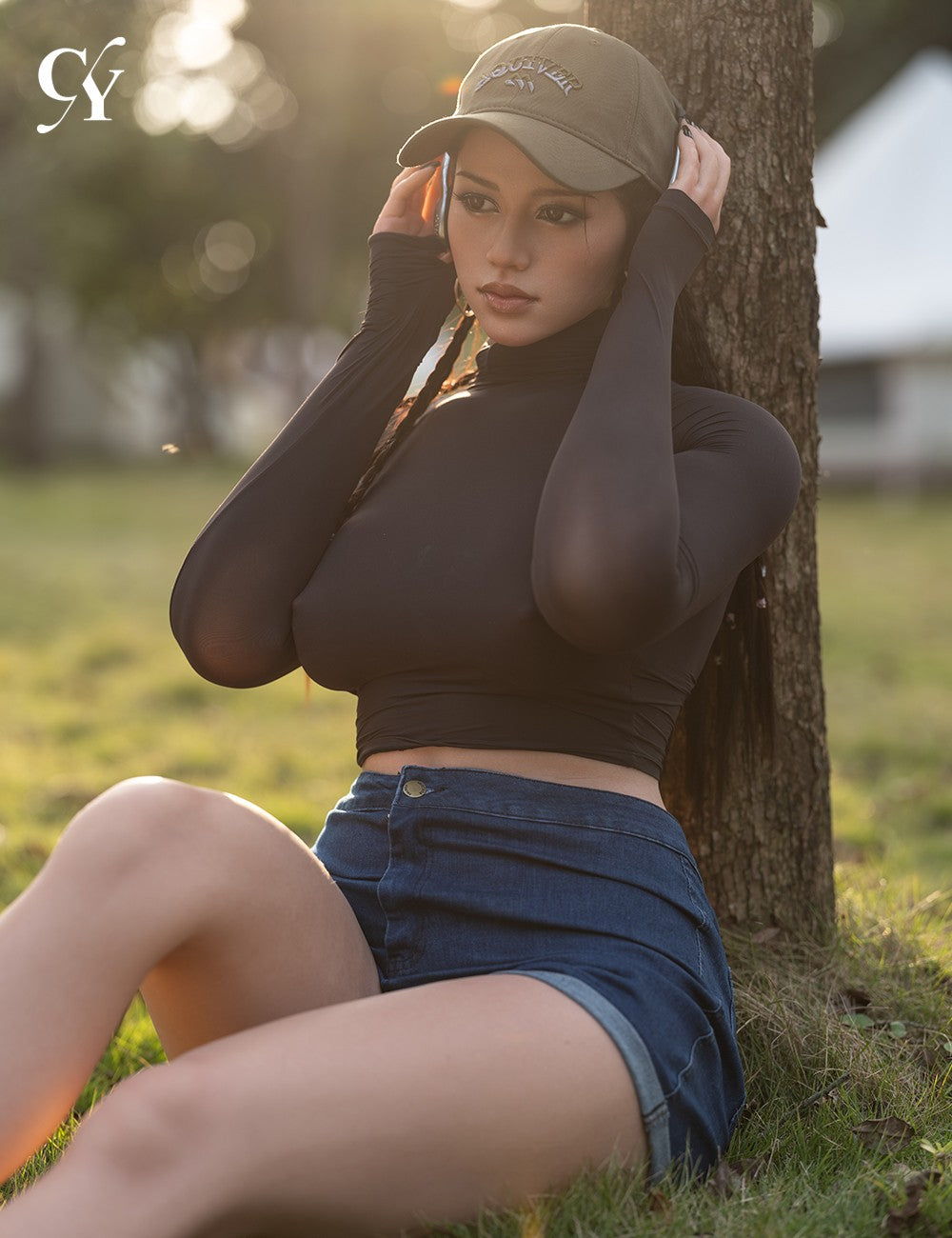 Amber Sexdocka (TOP CYDOLL 170cm D-kupa TPE+Silikon)