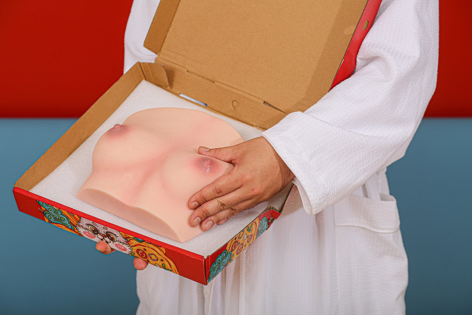 Rintakehä (S) Vartalo seksinukke (Climax Doll Pro A-cup silikoni)