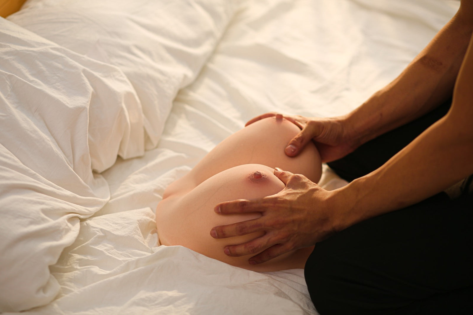 Bröst (L) Torso Sexdocka (Climax Doll Pro F-kupa Silikon)