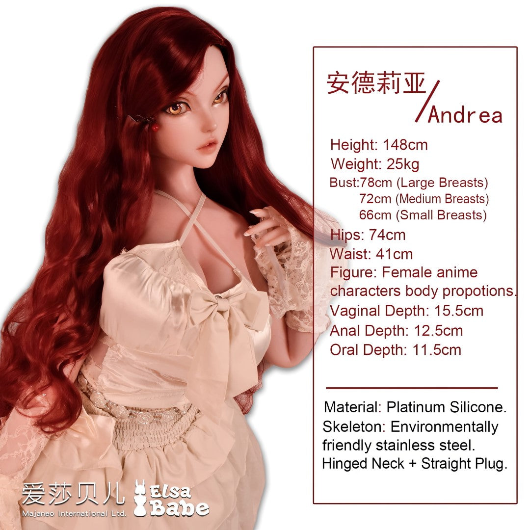 Andrea Cooper seksinukke (Elsa Babe 148 cm DHR010 silikoni)