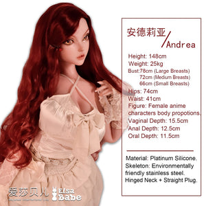 Andrea Cooper Sexdocka (Elsa Babe 148cm DHR010 Silikon)