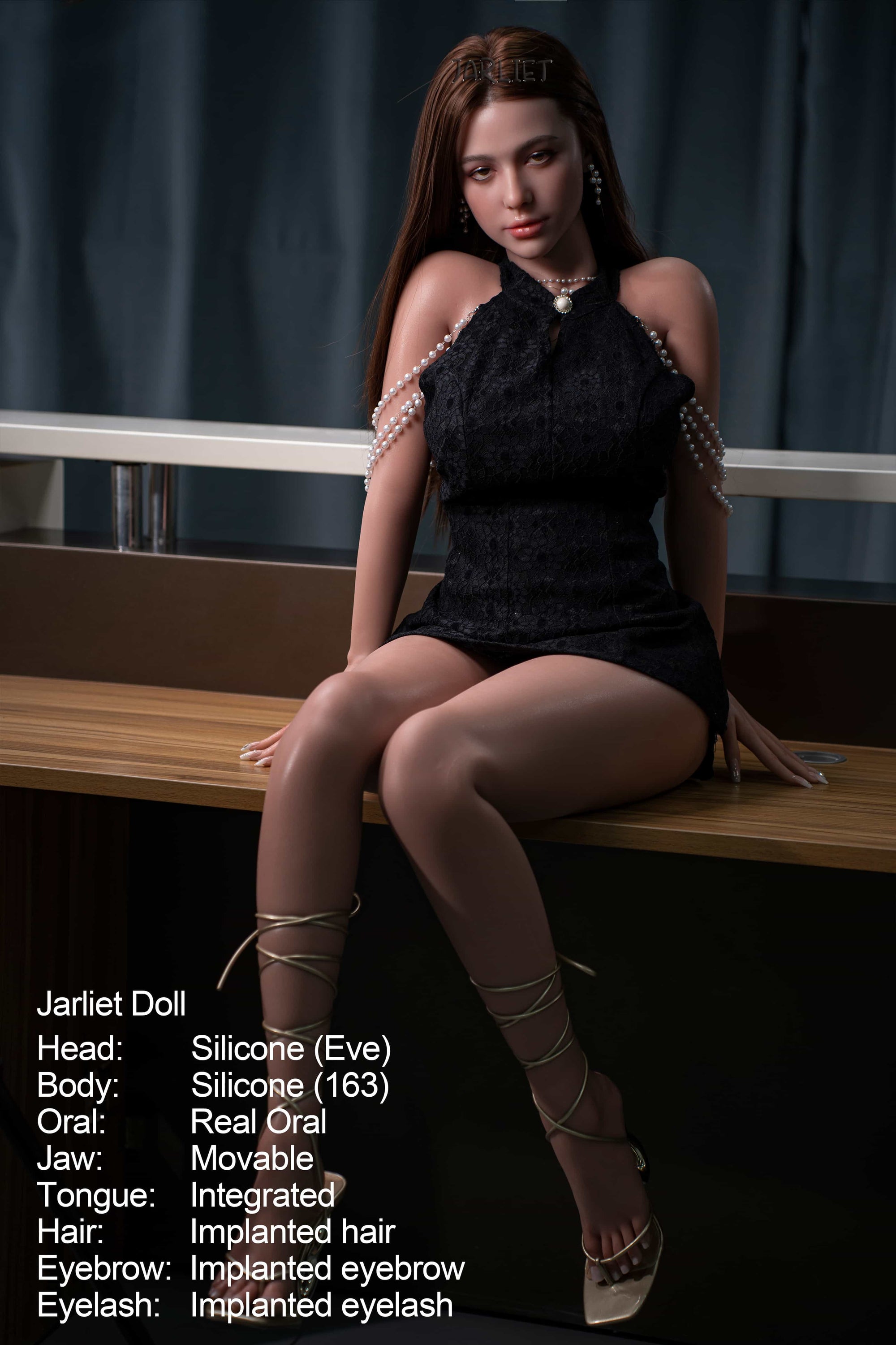 Eeva seksinukke (Jarliet 163 cm D-cup silikoni)