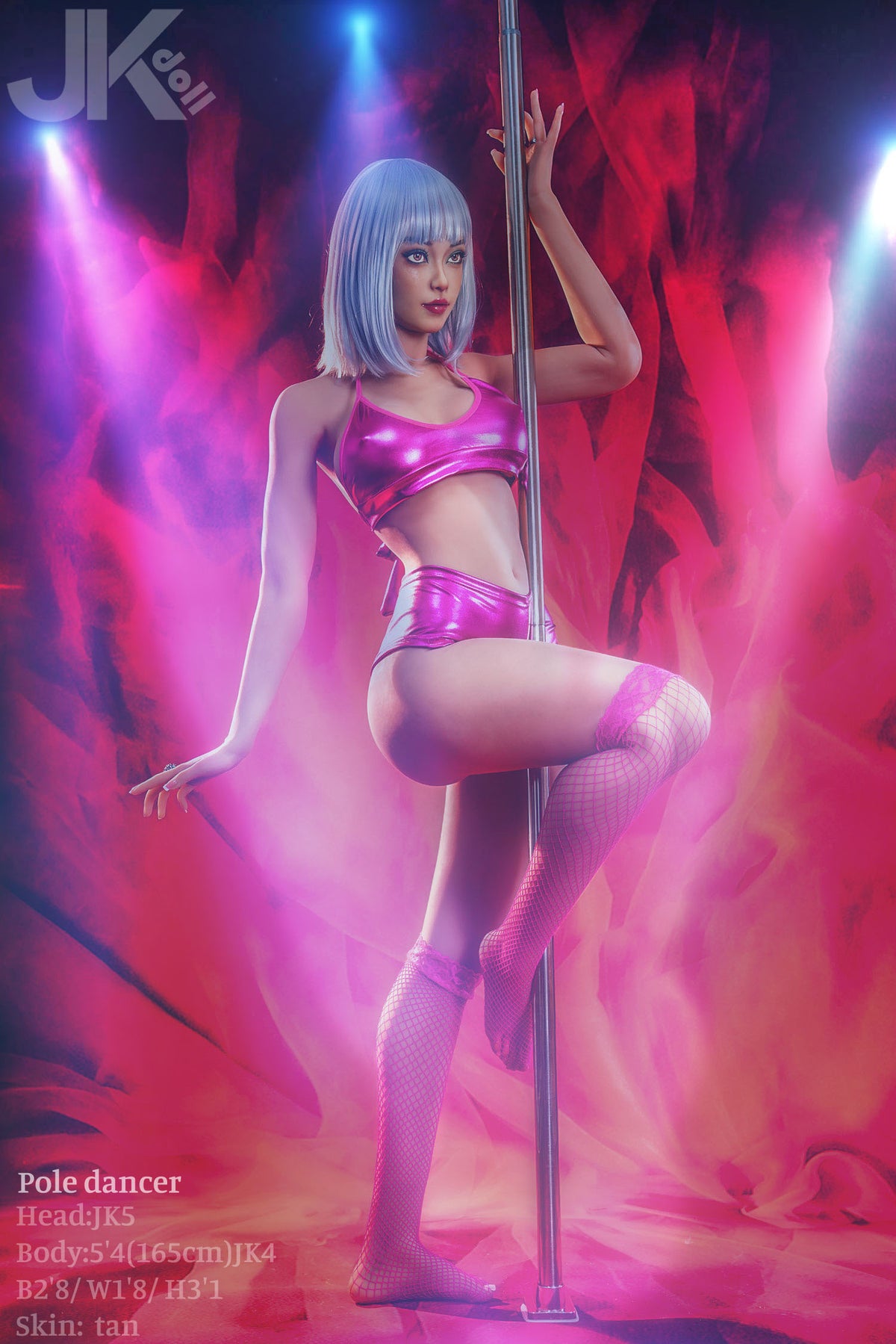 Pole Dancer Sexdocka (JK-Doll 165cm D-Kupa JK5 TPE)