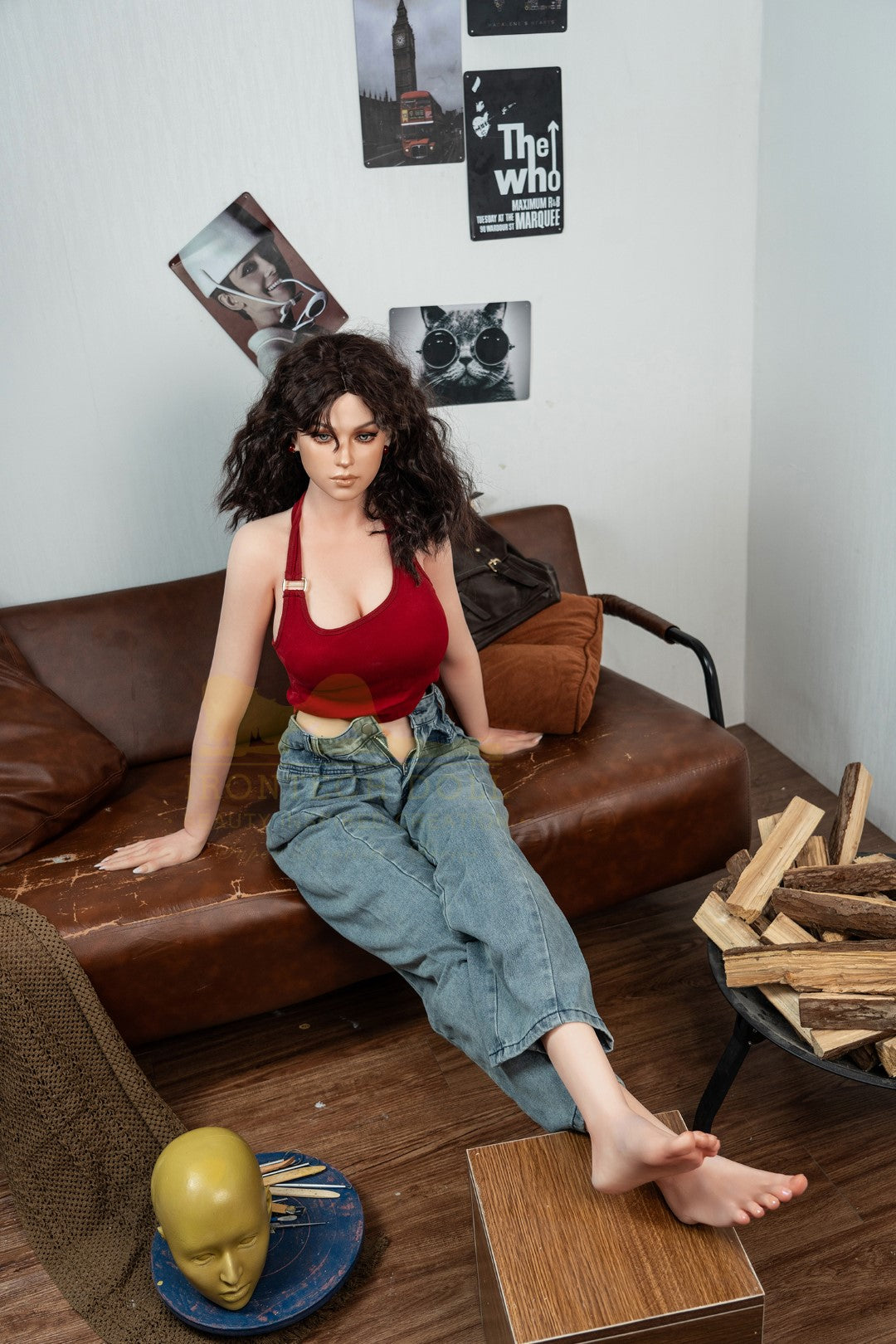 Kasvisto seksinukke (Irontech Doll 166 cm C-cup P38 silikoni)