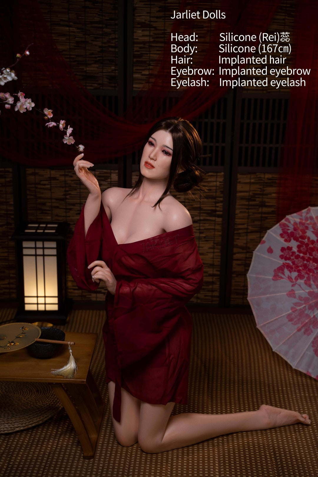Rei seksinukke (Jarliet 167 cm B-cup silikoni)