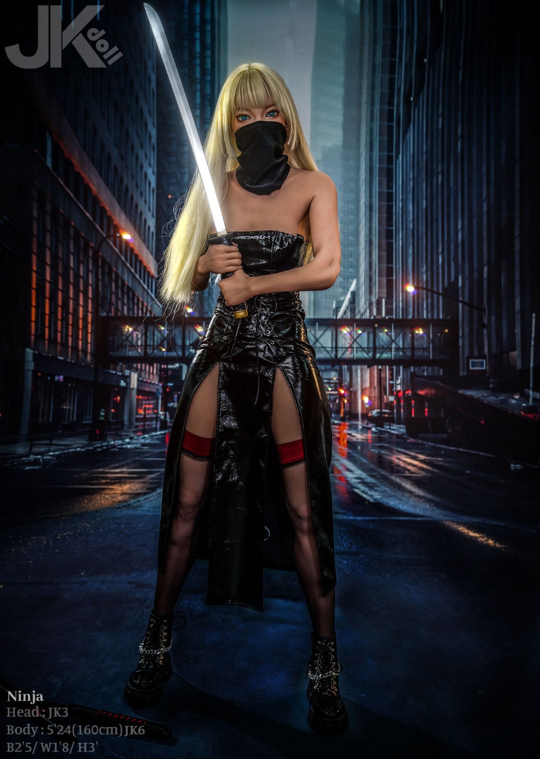 Ninja seksinukke (JK-Doll 160cm D-cup JK3 TPE)