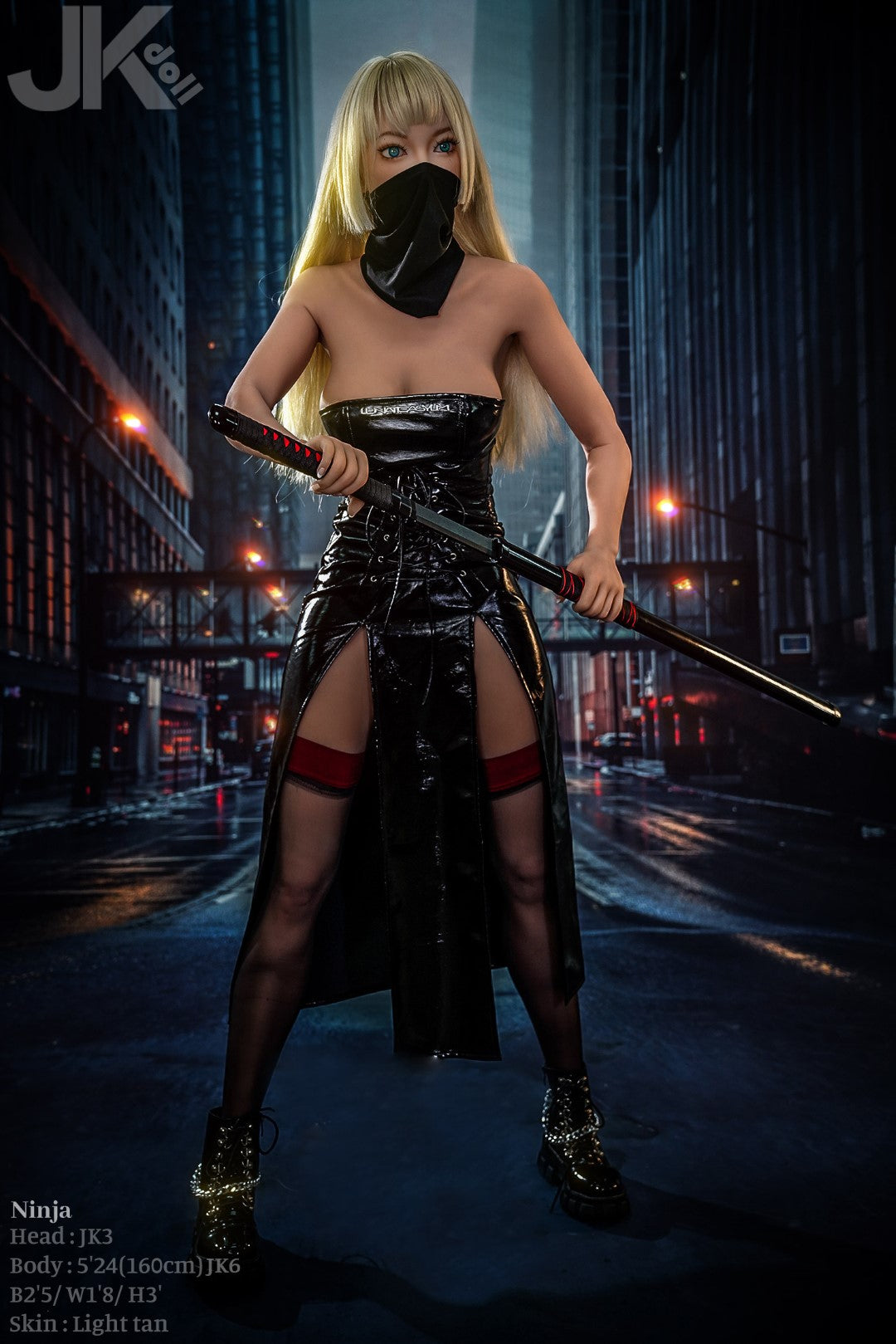 Ninja seksinukke (JK-Doll 160cm D-cup JK3 TPE)