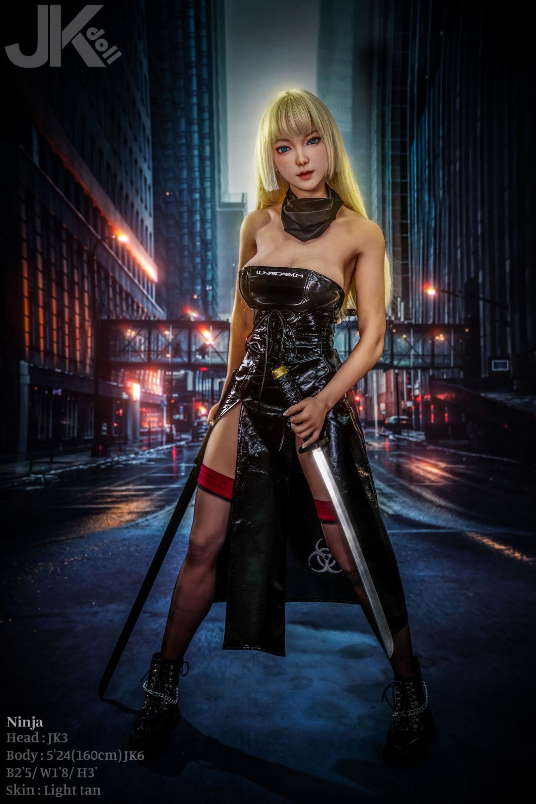 Ninja seksinukke (JK-Doll 160cm D-cup JK3 TPE)