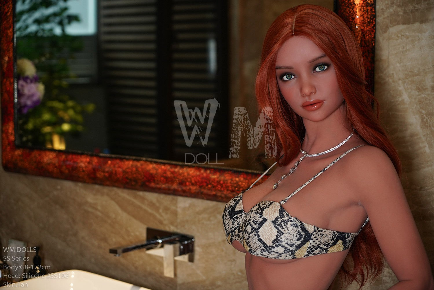 Rebecca seksinukke (WM-Doll 172cm D-cup #SS196 TPE+silikoni)