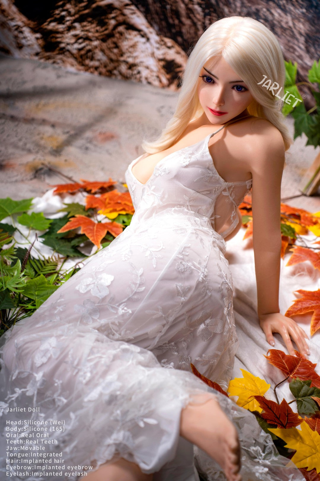 Wei seksinukke (Jarliet 165 cm C-cup silikoni)