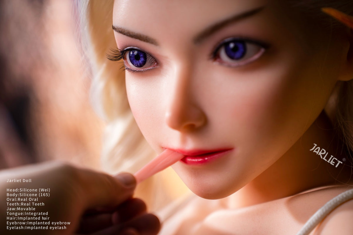 Wei seksinukke (Jarliet 165 cm C-cup silikoni)