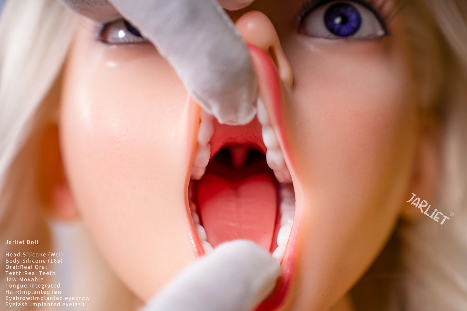 Wei seksinukke (Jarliet 165 cm C-cup silikoni)