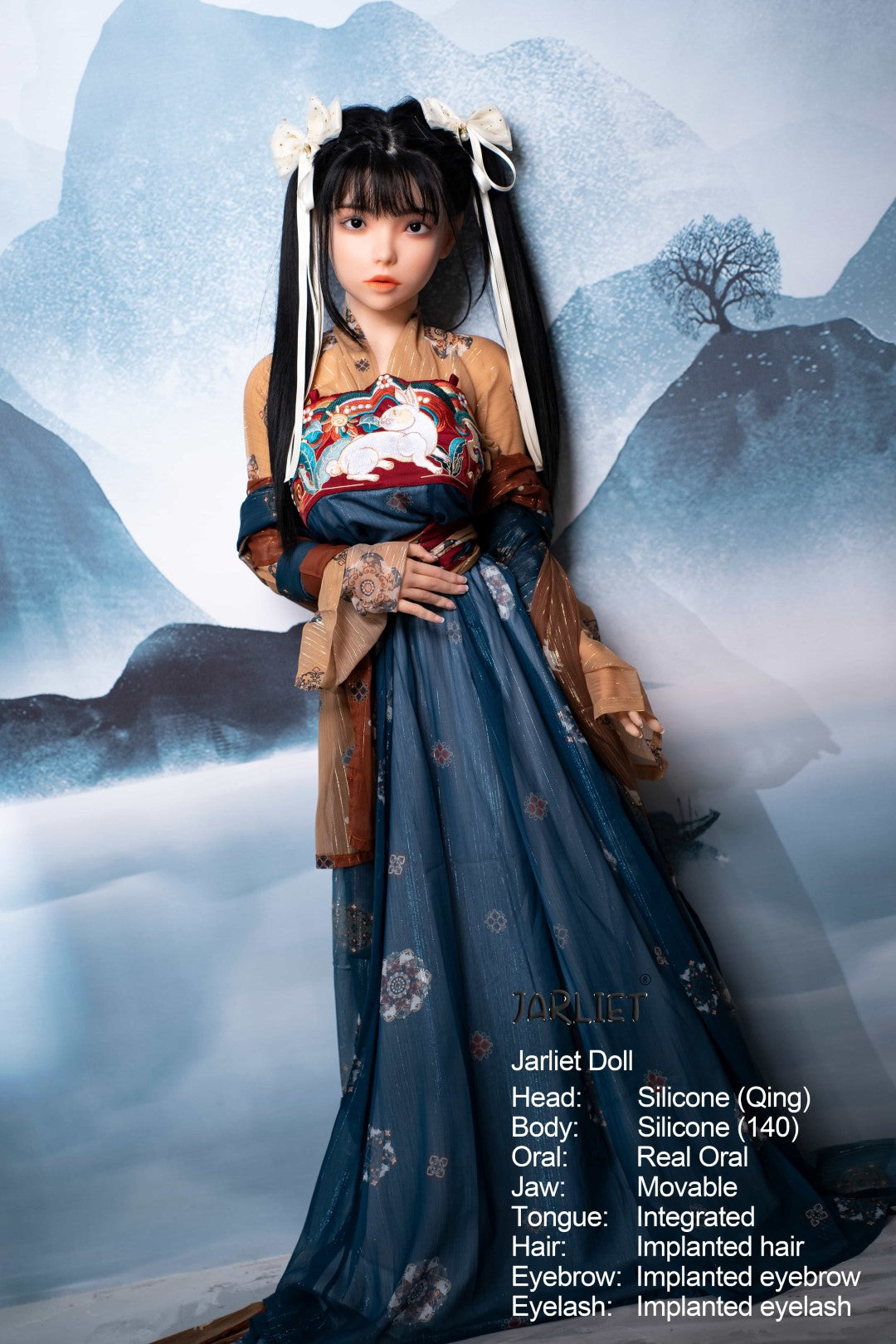 Qing 2 Sex doll (Jarliet 140cm C-cup silicone)