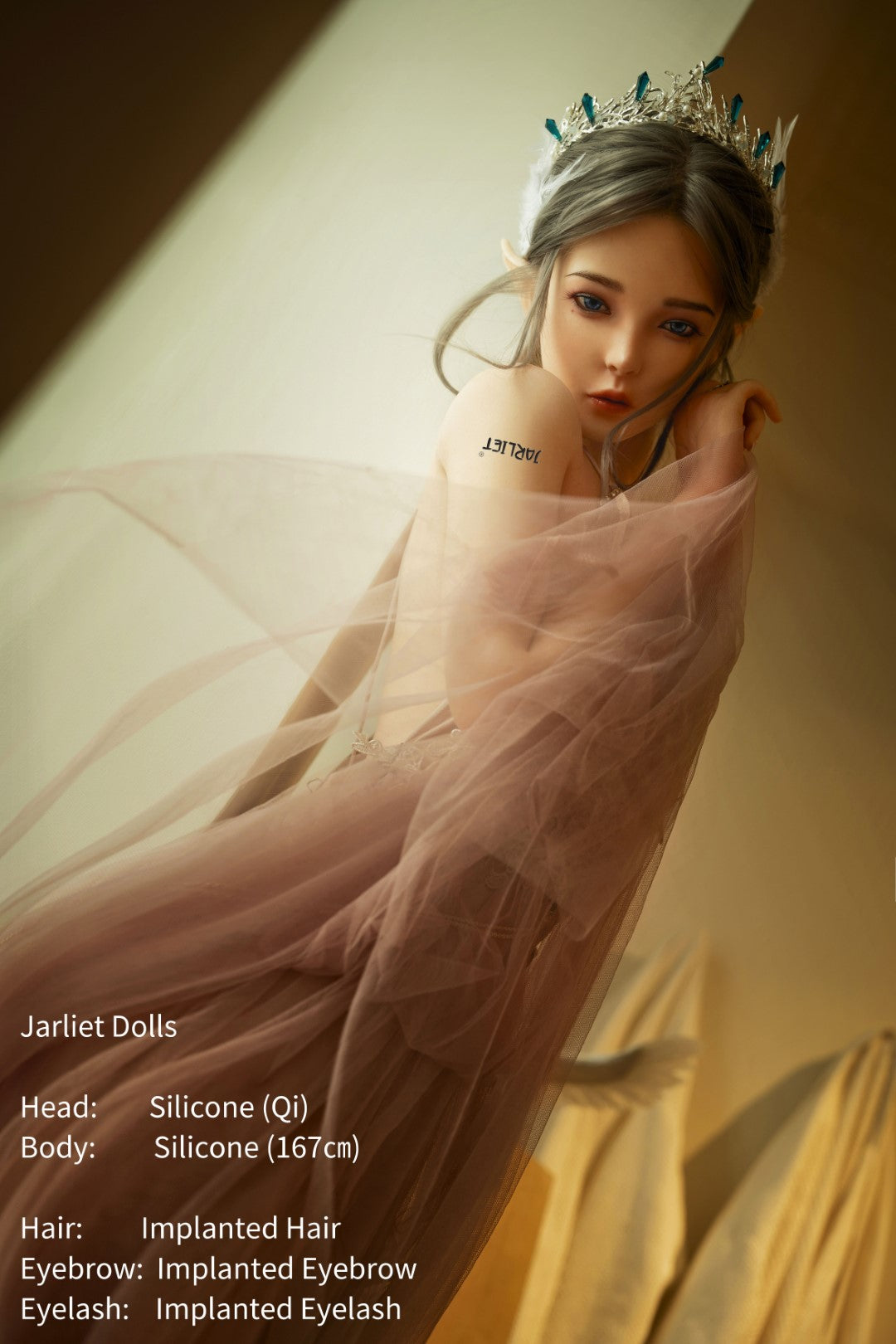 Qi Sex doll (Jarliet 167cm B-cup silicone)