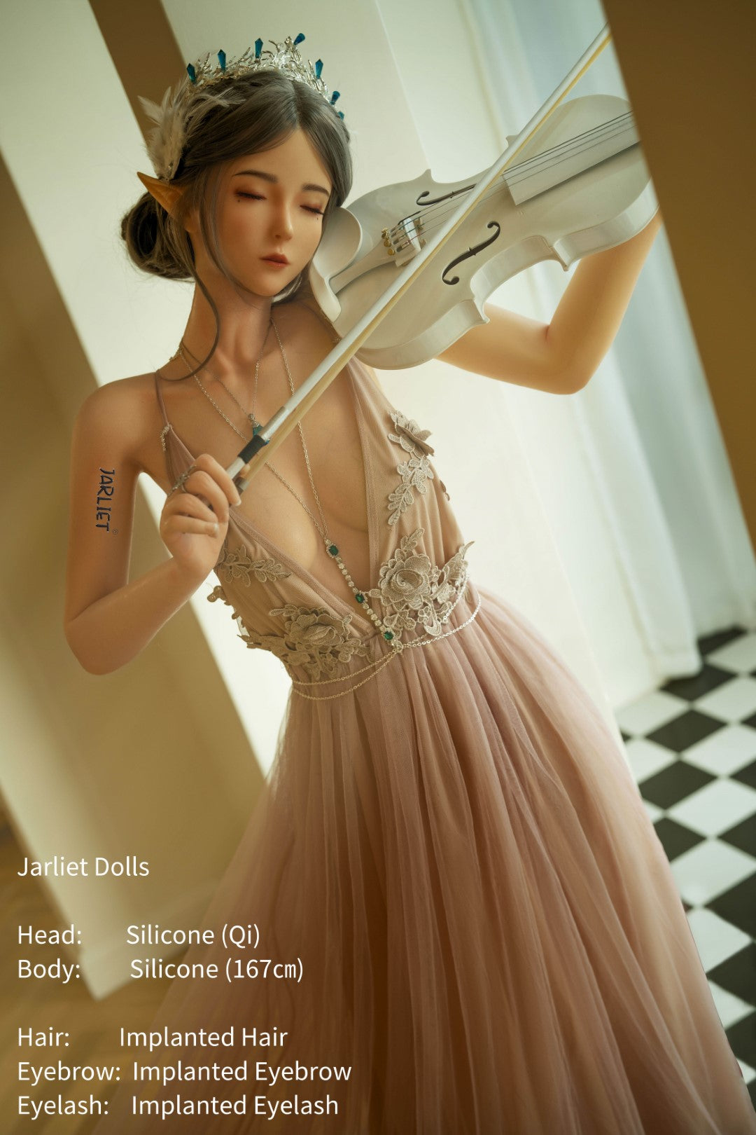 Qi seksinukke (Jarliet 167 cm b-cup silikoni)