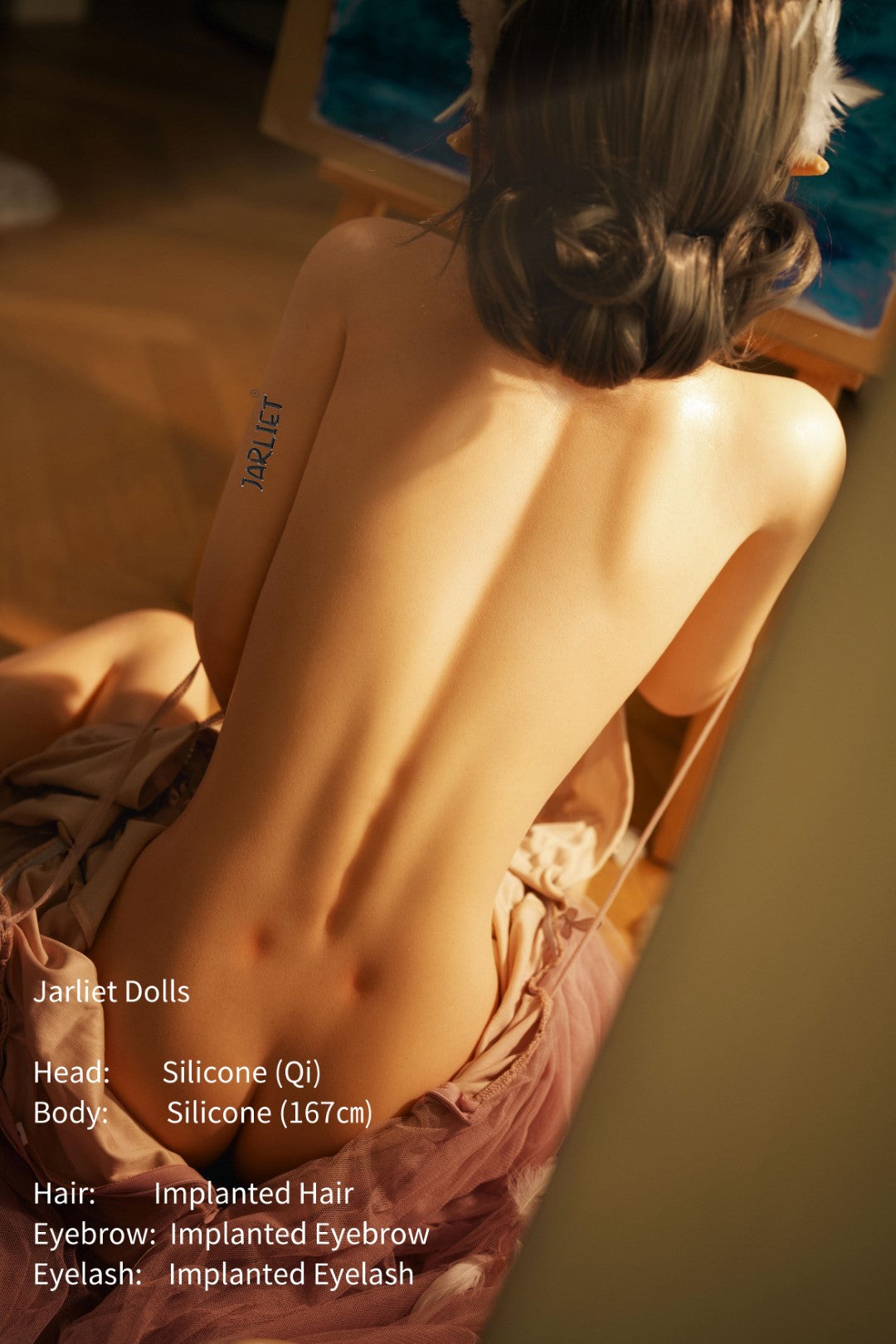 Qi seksinukke (Jarliet 167 cm b-cup silikoni)