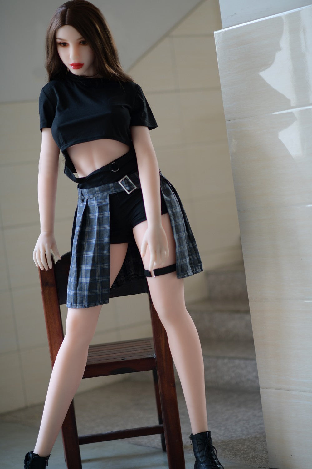 Stephanie seksinukke (HRDoll 165 cm D-cup #39 TPE)
