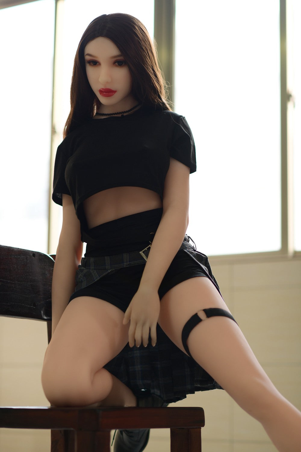 Stephanie seksinukke (HRDoll 165 cm D-cup #39 TPE)