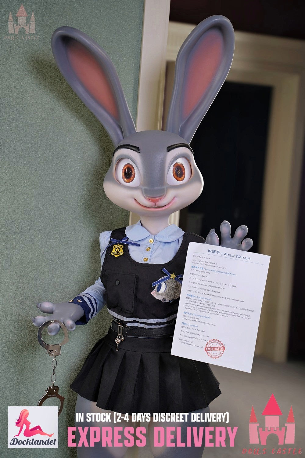 Judy the Rabbit Sexdocka (Dolls Castle 168cm A-Kupa Silikon) EXPRESS