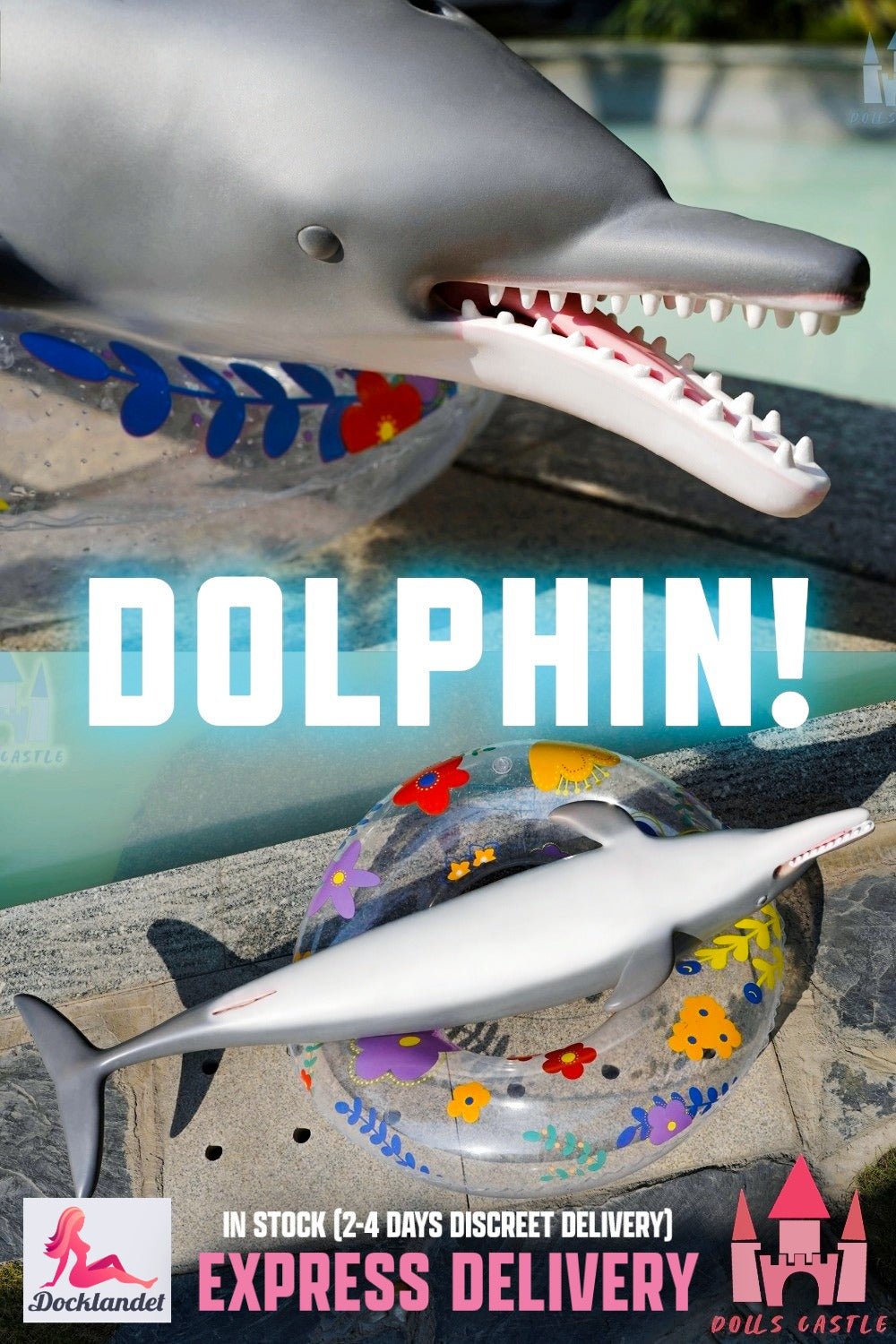 Delfin Sexdocka (Dolls Castle 130cm Silikon) EXPRESS