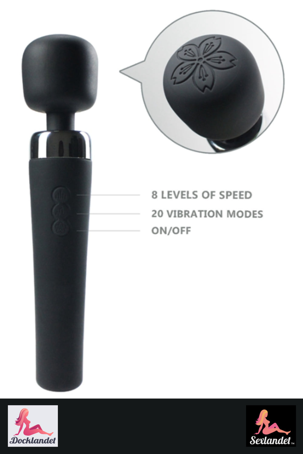Powerful vibrator in popular design (sex country)