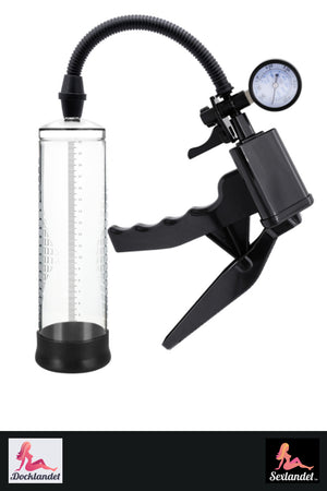 Penis pump manual - with pressure gauge (sex country)