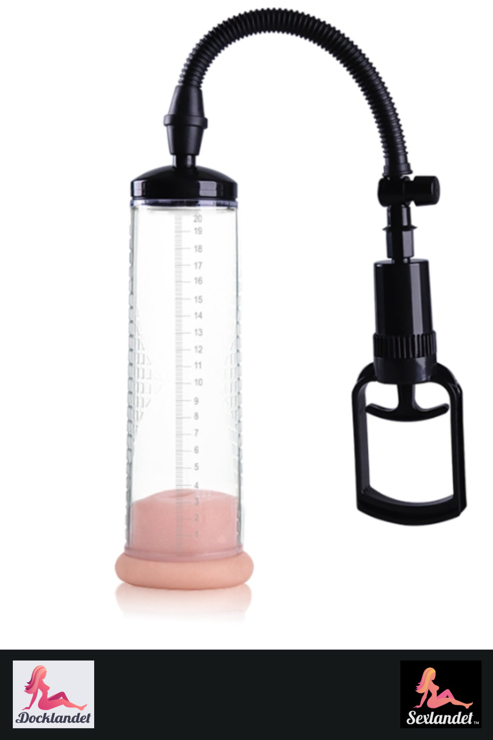 Penispump för Förstoring & Hårdare Erektion – 70×220 mm | Svart Design