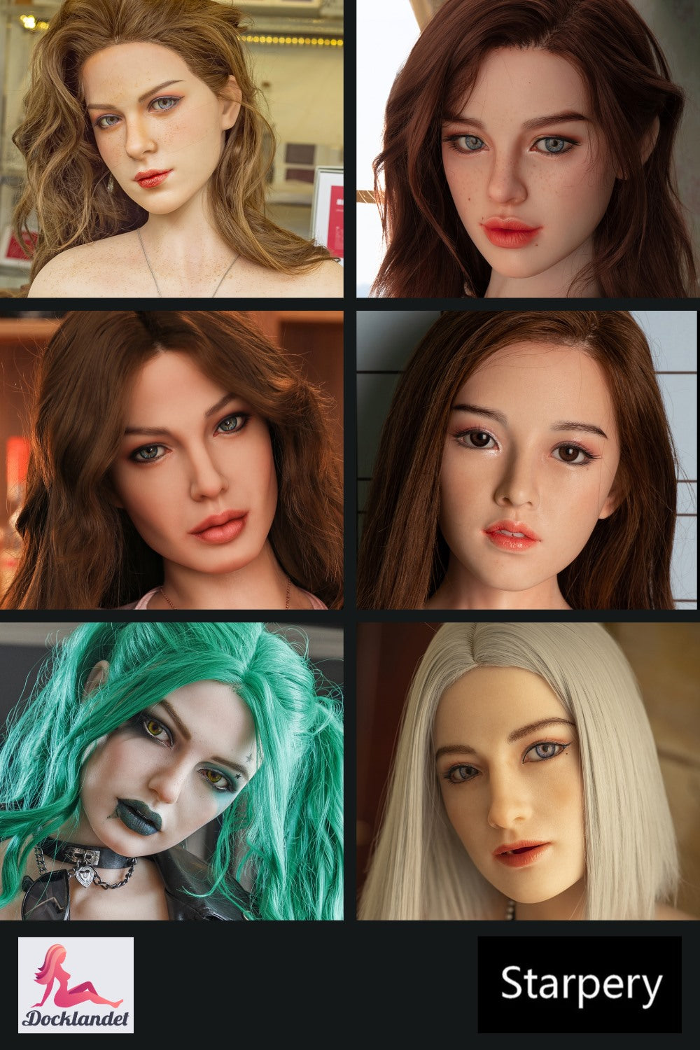 Extra huvud (Starpery Doll Original)