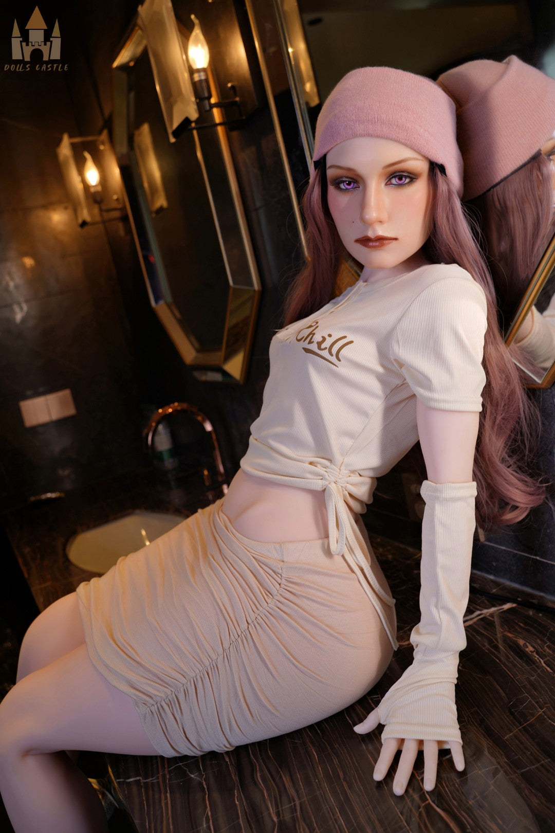 Jovelle Shemale Sexdocka (Dolls Castle 148cm B-Kupa #S14 TPE+Silikon)