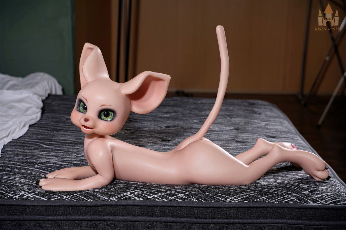 Cream Mouse Sexdocka (Dolls Castle 100cm A-Kupa #SZ17 Silikon)