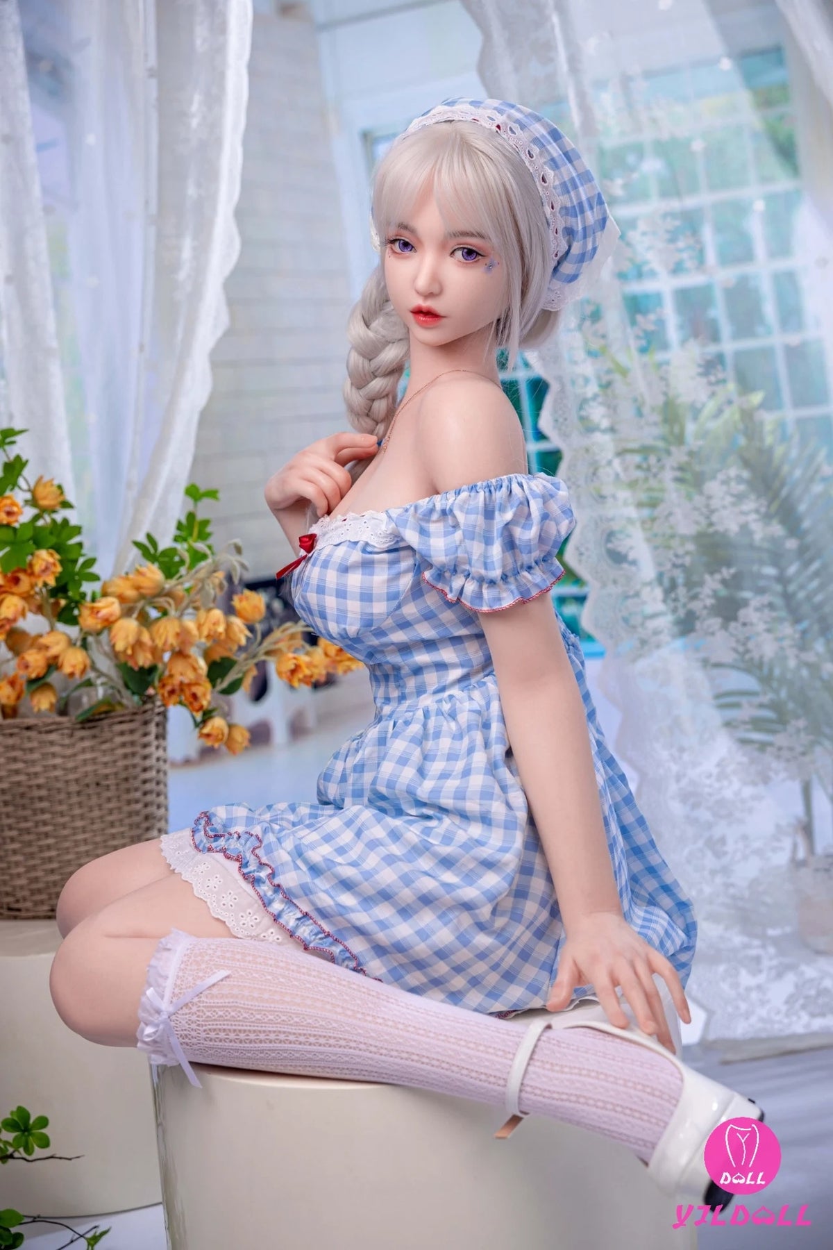 Lv Ling seksinukke (YJL Doll 168cm E-cup #457 silikoni)