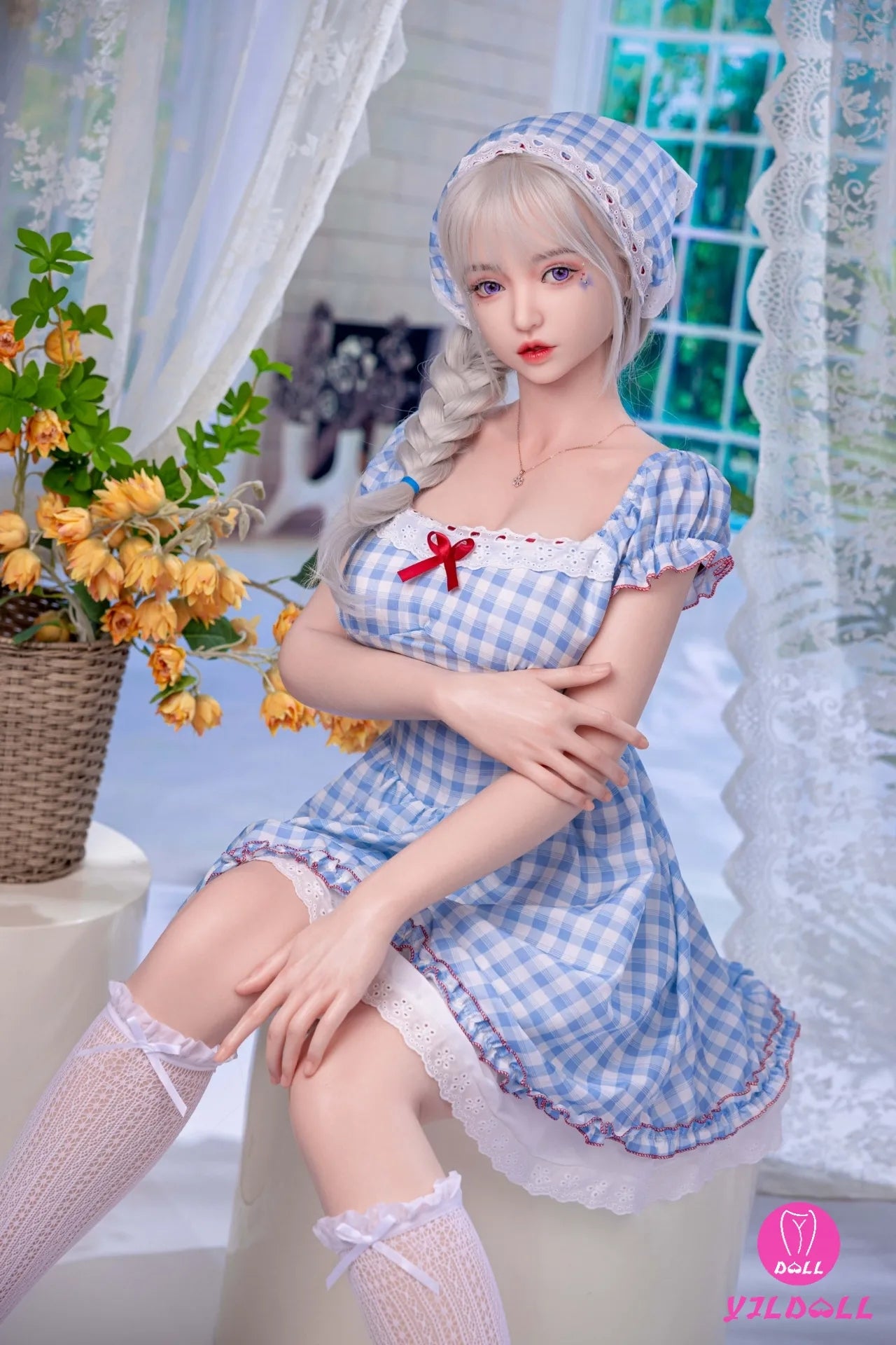 Lv Ling seksinukke (YJL Doll 168cm E-cup #457 silikoni)
