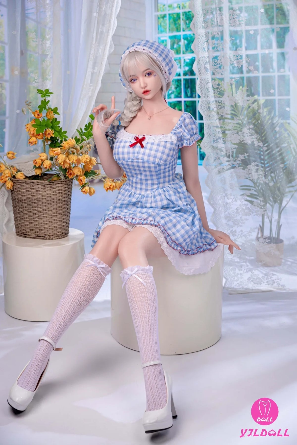 Lv Ling seksinukke (YJL Doll 168cm E-cup #457 silikoni)