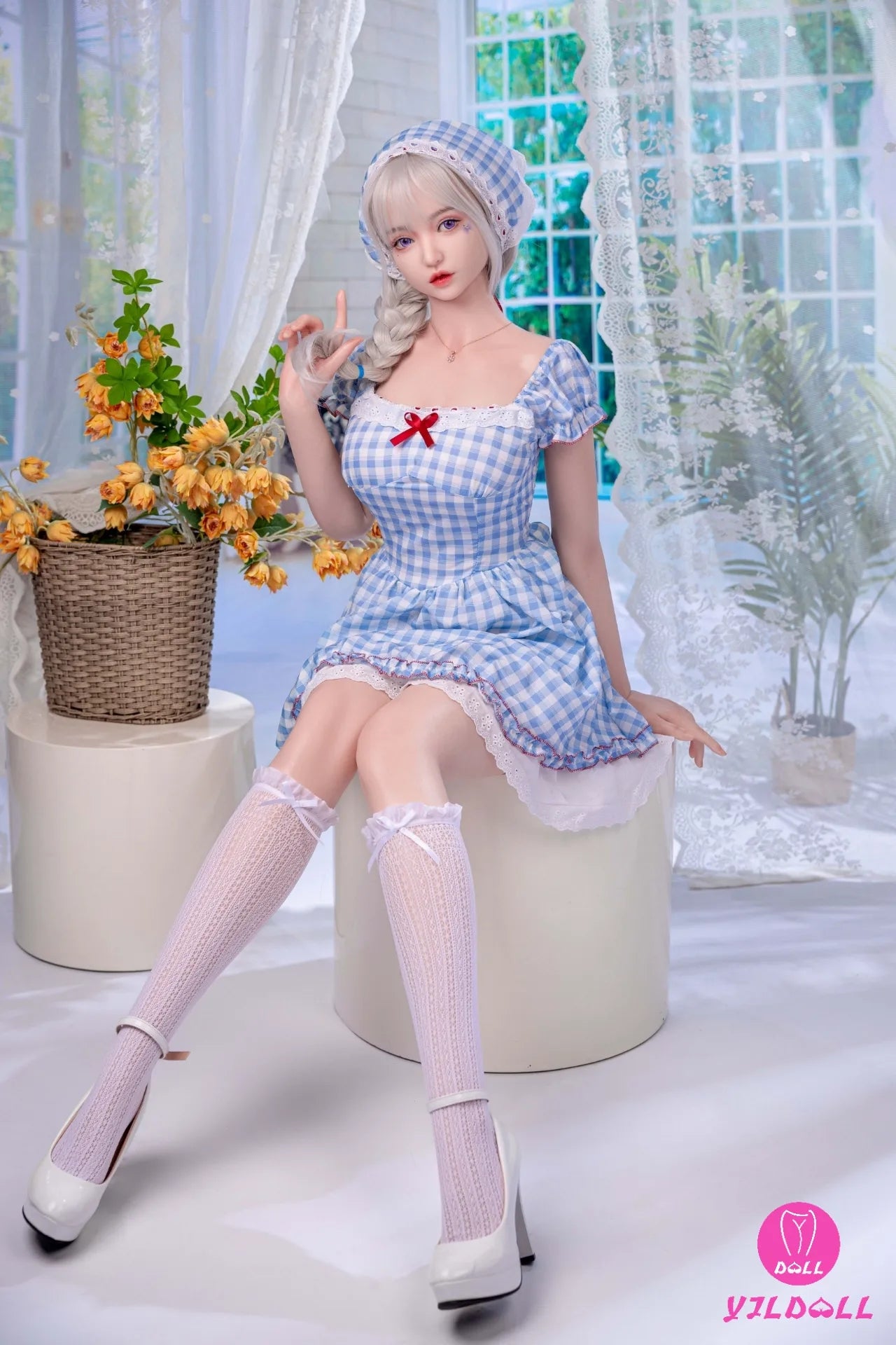Lv Ling seksinukke (YJL Doll 168cm E-cup #457 silikoni)