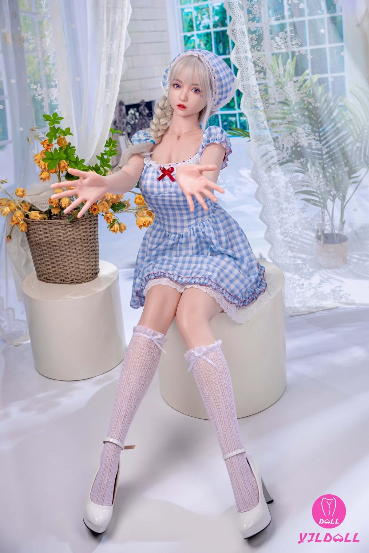 Lv Ling seksinukke (YJL Doll 168cm E-cup #457 silikoni)