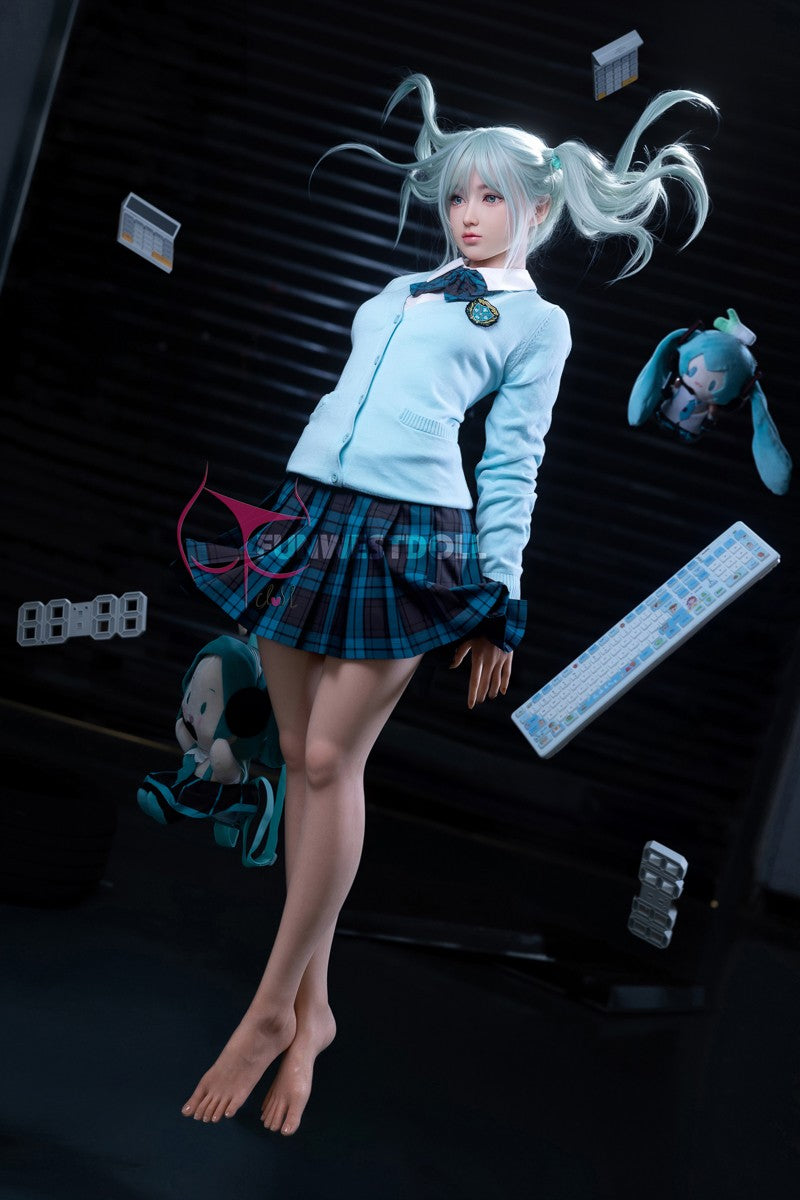 Hatsune Miko Sexdocka (FunWest Doll 159cm A-Kupa #041S Silikon)