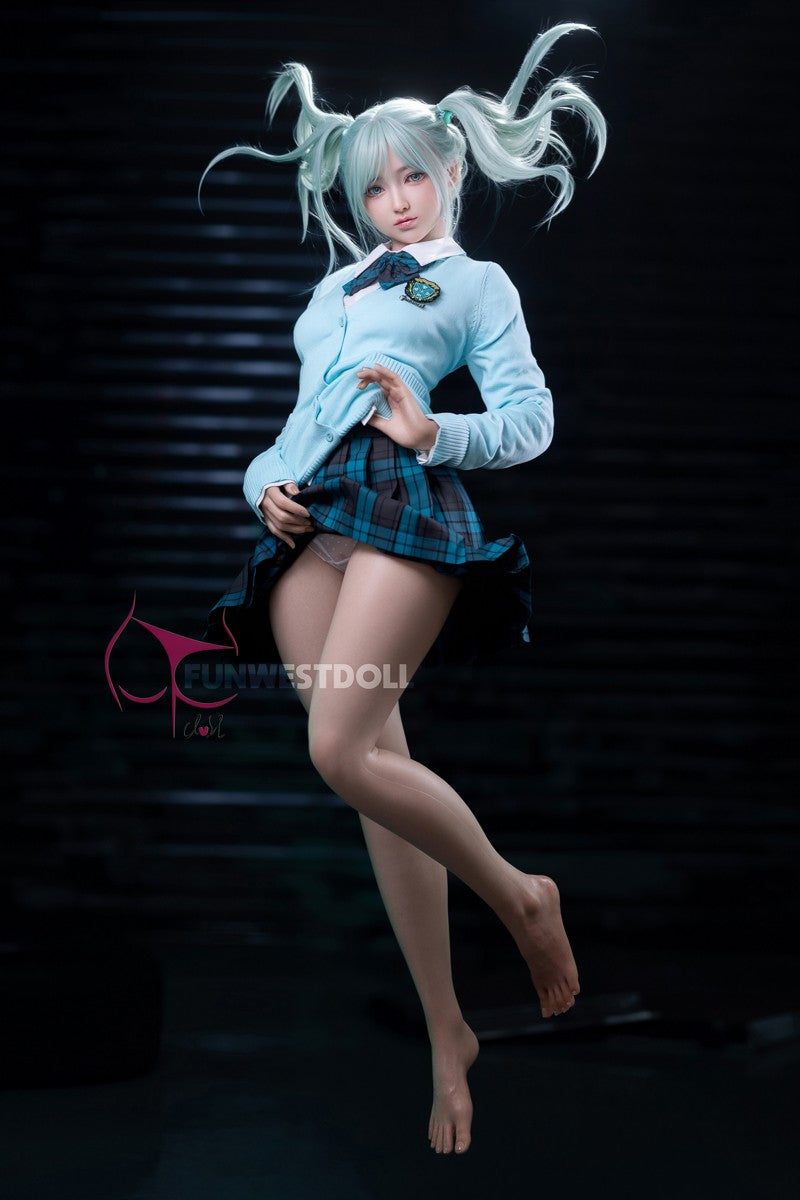 Hatsune Miko Sexdocka (FunWest Doll 159cm A-Kupa #041S Silikon)