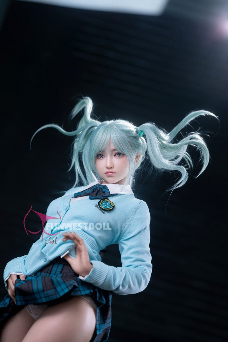 Hatsune Miko Sexdocka (FunWest Doll 159cm A-Kupa #041S Silikon)