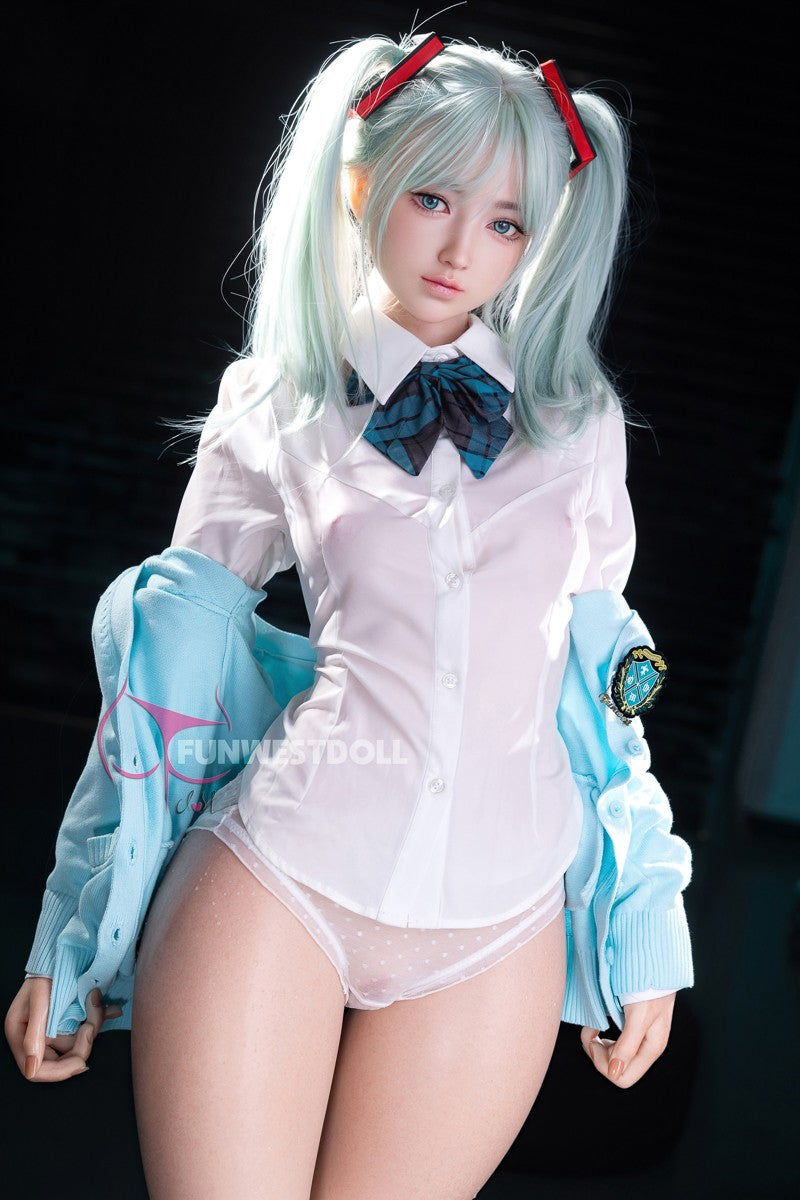 Hatsune Miko Sexdocka (FunWest Doll 159cm A-Kupa #041S Silikon)