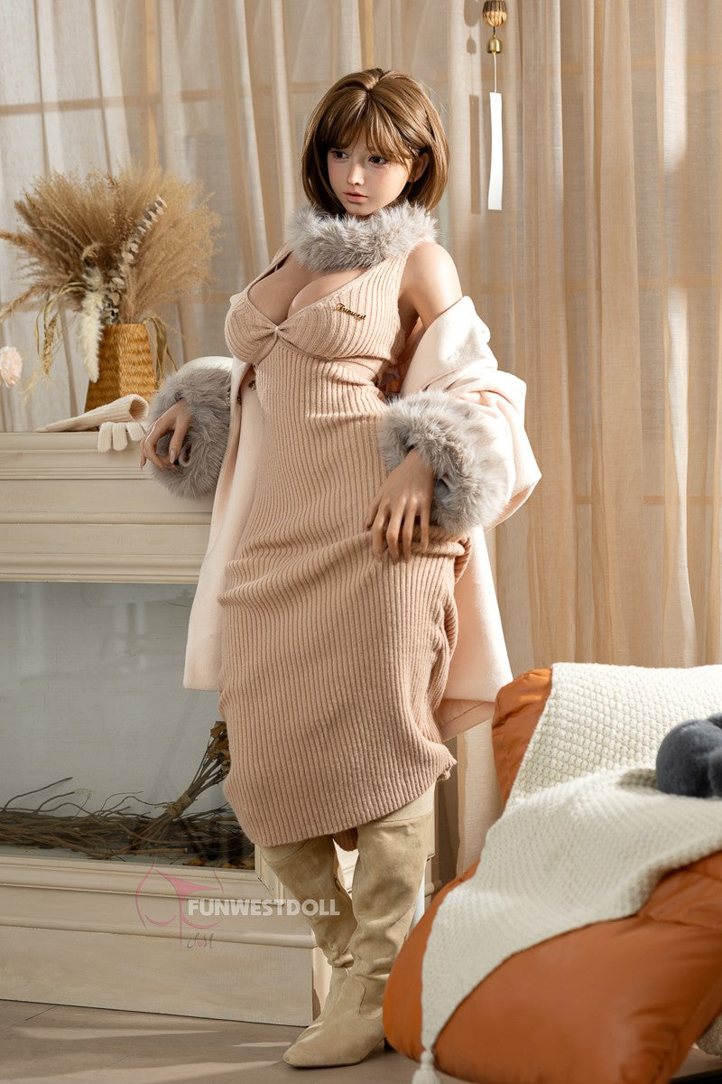 Amy seksinukke (FunWest Doll 157 cm G-cup #041SJ RST silikoni)