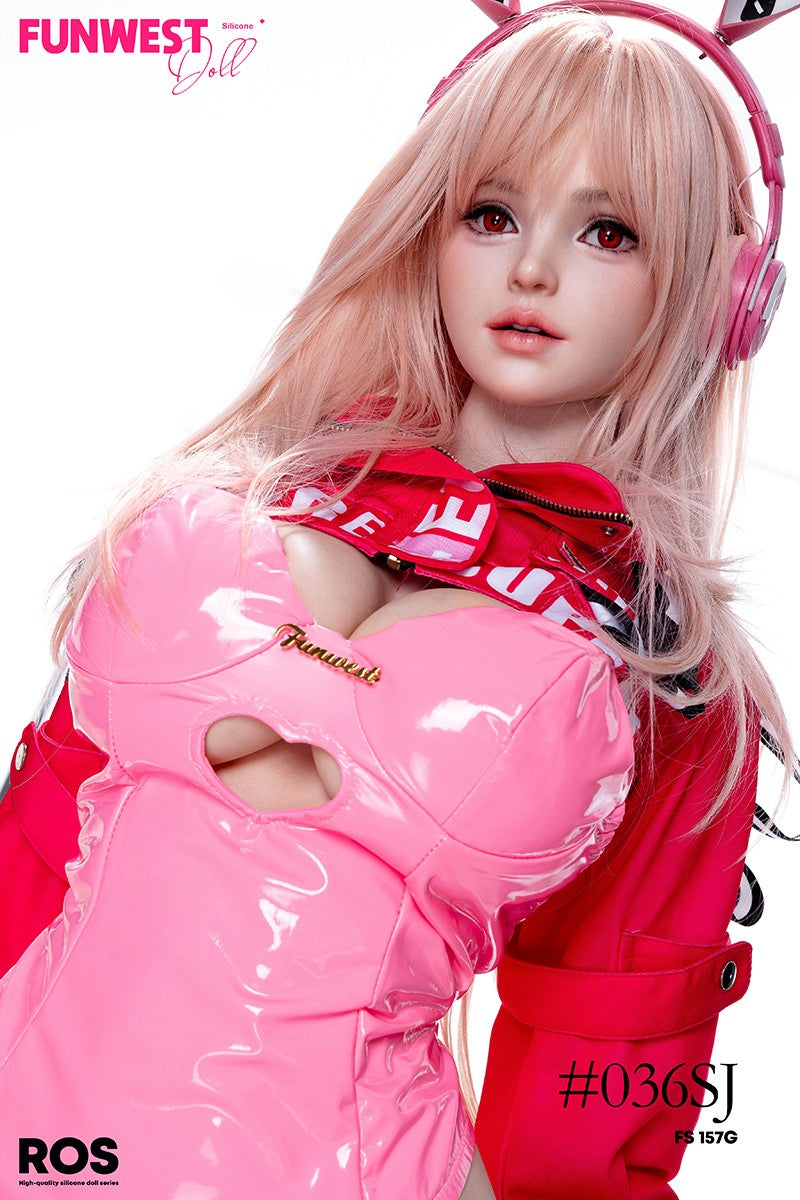Lily seksinukke (FunWest Doll 157 cm G-cup #036SJ RST silikoni)