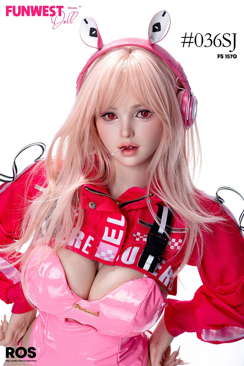 Lily seksinukke (FunWest Doll 157 cm G-cup #036SJ RST silikoni)