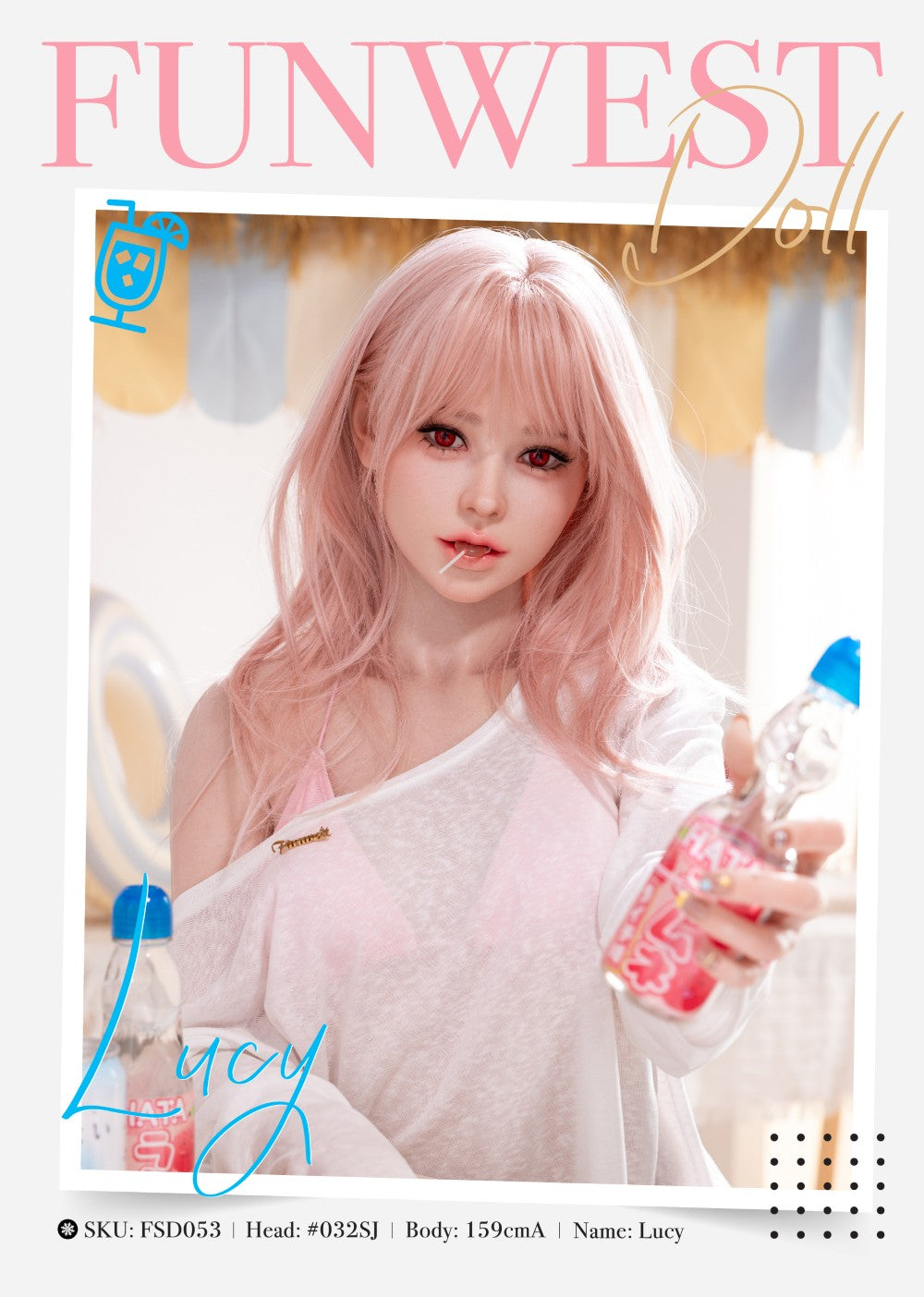 Lucy Sexdocka (FunWest Doll 159cm A-Kupa #032SJ RST Silikon)